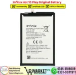 Infinix Hot 10 Play Original Battery - DMarket.Pk