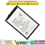 Infinix Hot 11 Play Original Battery - DMarket.Pk