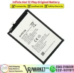 Infinix Hot 12 Play Original Battery - DMarket.Pk