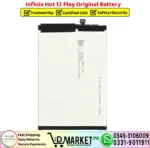 Infinix Hot 12 Play Original Battery - DMarket.Pk