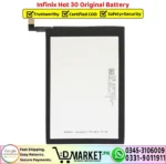 Infinix Hot 30 Original Battery Price In Pakistan