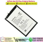 Infinix Hot 30 Play Original Battery - DMarket.Pk