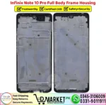 Infinix Note 10 Pro Full Body Frame Housing Price In Pakistan
