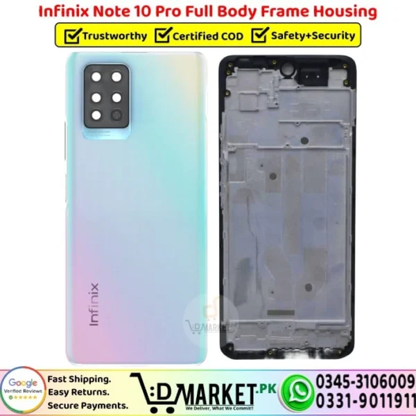 Infinix Note 10 Pro Full Body Frame Housing Price In Pakistan
