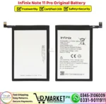 Infinix Note 11 Pro Original Battery Price In Pakistan