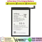 Infinix Note 11 Pro Original Battery Price In Pakistan