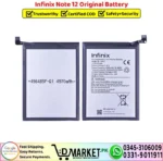 Infinix Note 12 Original Battery Price In Pakistan