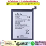 Infinix Note 12 Pro Original Battery Price In Pakistan