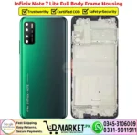 Infinix Note 7 Lite Full Body Frame Housing Price In Pakistan