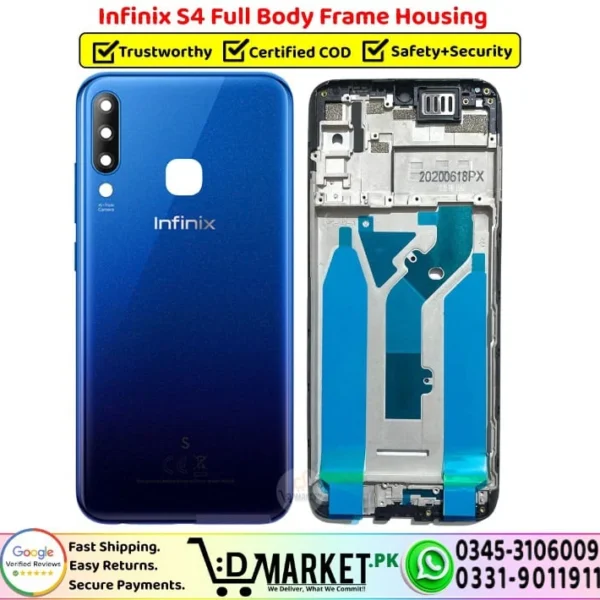 Infinix S4 Full Body Frame Housing Price In Pakistan