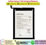 Infinix Smart 7 HD Original Battery Price In Pakistan