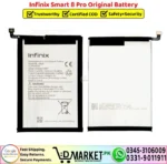 Infinix Smart 8 Pro Original Battery Price In Pakistan