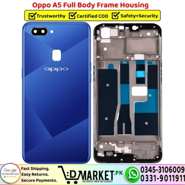 Oppo A5 Full Body Frame Housing Price In Pakistan