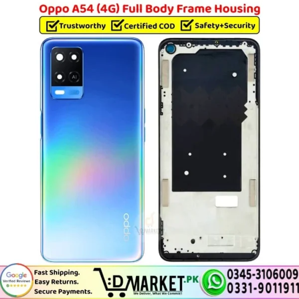 Oppo A54 4G Full Body Frame Housing Price In Pakistan