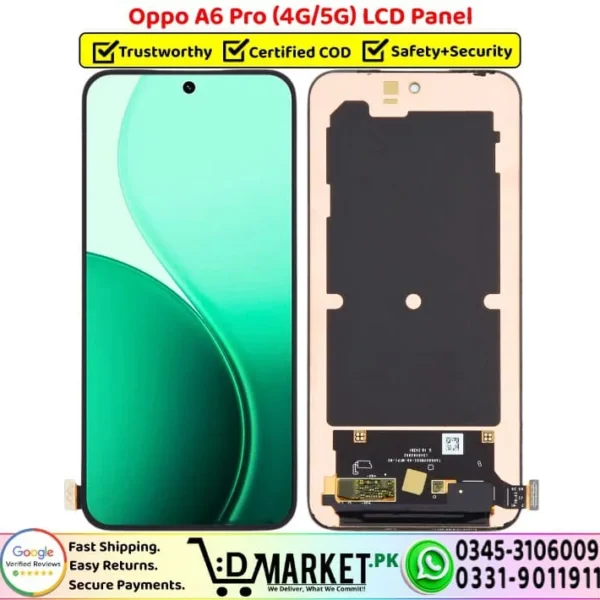 Oppo A6 Pro LCD Panel Price In Pakistan