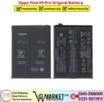 Oppo Find X5 Pro Original Battery Price In Pakistan