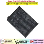 Oppo Find X5 Pro Original Battery Price In Pakistan