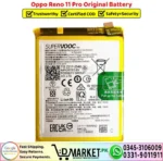 Oppo Reno 11 Pro Original Battery - DMarket.Pk