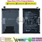 Oppo Reno 12 Pro Original Battery - DMarket.Pk