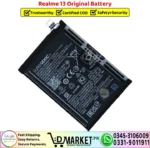 Realme 13 Original Battery - DMarket.Pk