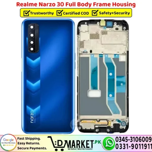 Realme Narzo 30 Full Body Frame Housing Price In Pakistan