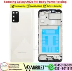 Samsung Galaxy A02s Full Body Frame Housing Price In Pakistan