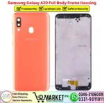 Samsung Galaxy A20 Full Body Frame Housing Price In Pakistan