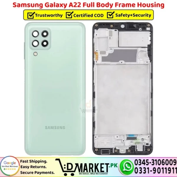 Samsung Galaxy A22 Full Body Frame Housing Price In Pakistan