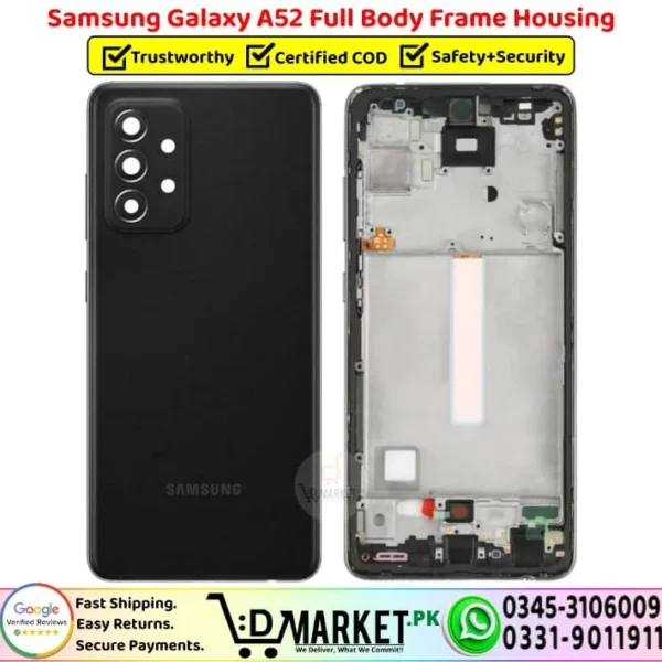 Samsung Galaxy A52 Full Body Frame Housing Price In Pakistan