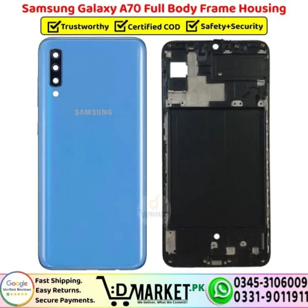 Samsung Galaxy A70 Full Body Frame Housing Price In Pakistan
