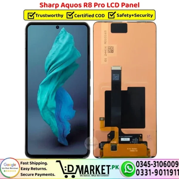 Sharp Aquos R8 Pro LCD Panel Screen Combo - DMarket.Pk