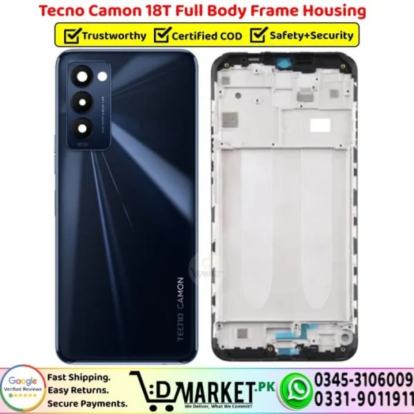 Tecno Camon 18T Full Body Frame Housing Price In Pakistan