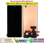 Tecno Camon 30S LCD Panel - DMarket.Pk