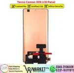 Tecno Camon 30S LCD Panel - DMarket.Pk