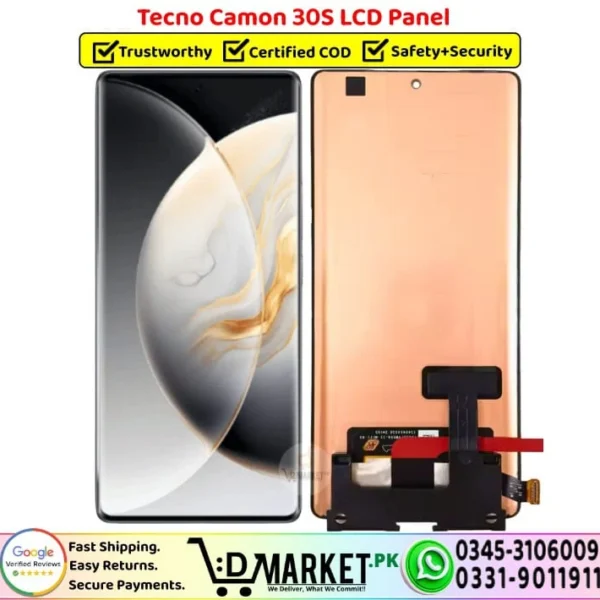 Tecno Camon 30S LCD Panel - DMarket.Pk