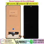 Tecno Camon 40 Pro LCD Panel - DMarket.PK