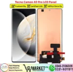 Tecno Camon 40 Pro LCD Panel - DMarket.PK