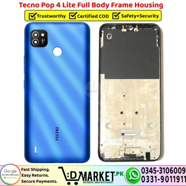 Tecno Pop 4 Lite Full Body Frame Housing Price In Pakistan