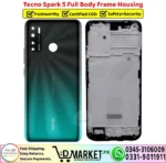 Tecno Spark 5 Full Body Frame Housing Price In Pakistan