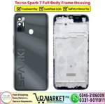 Tecno Spark 7 Full Body Frame Housing Price In Pakistan