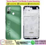 Tecno Spark 7 Full Body Frame Housing Price In Pakistan