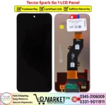 Tecno Spark Go 1 LCD Panel Price In Pakistan