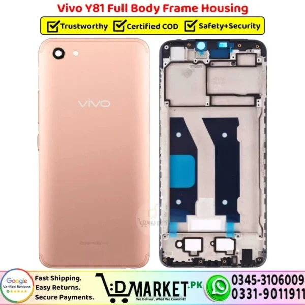 Vivo Y81 Full Body Frame Housing Price In Pakistan