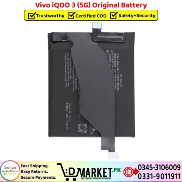 Vivo iQOO 3 5G Original Battery Price In Pakistan