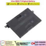 Vivo iQOO 7 Original Battery Price In Pakistan