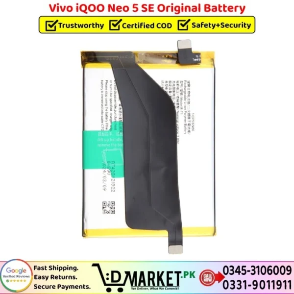 Vivo iQOO Neo 5 SE Original Battery Price In Pakistan