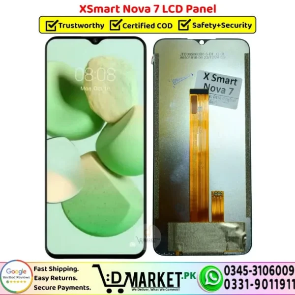 XSmart Nova 7 LCD Panel Unit Display Screen - DMarket.Pk