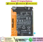 Xiaomi 11T Original Battery Price In Pakistan