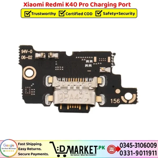 Xiaomi Redmi K40 Pro Charging Port Price In Pakistan