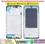 Xiaomi Redmi Note 10 4G Full Body Frame Housing - Image 4